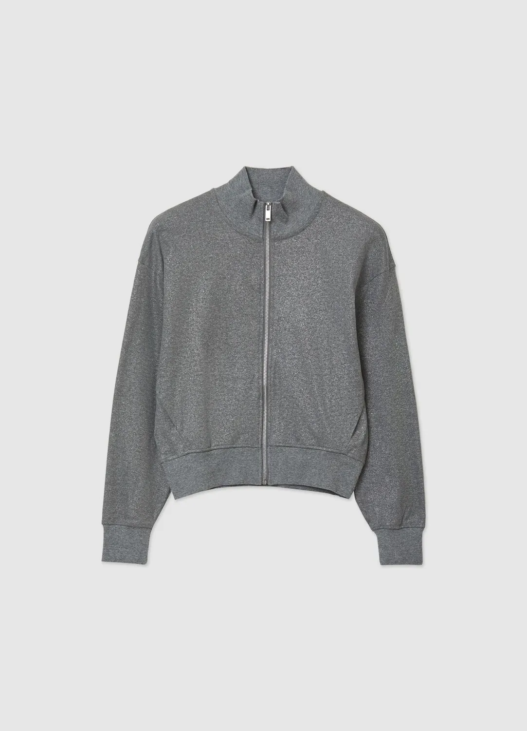 Calliope Luminescente sweat zippé femme brillant