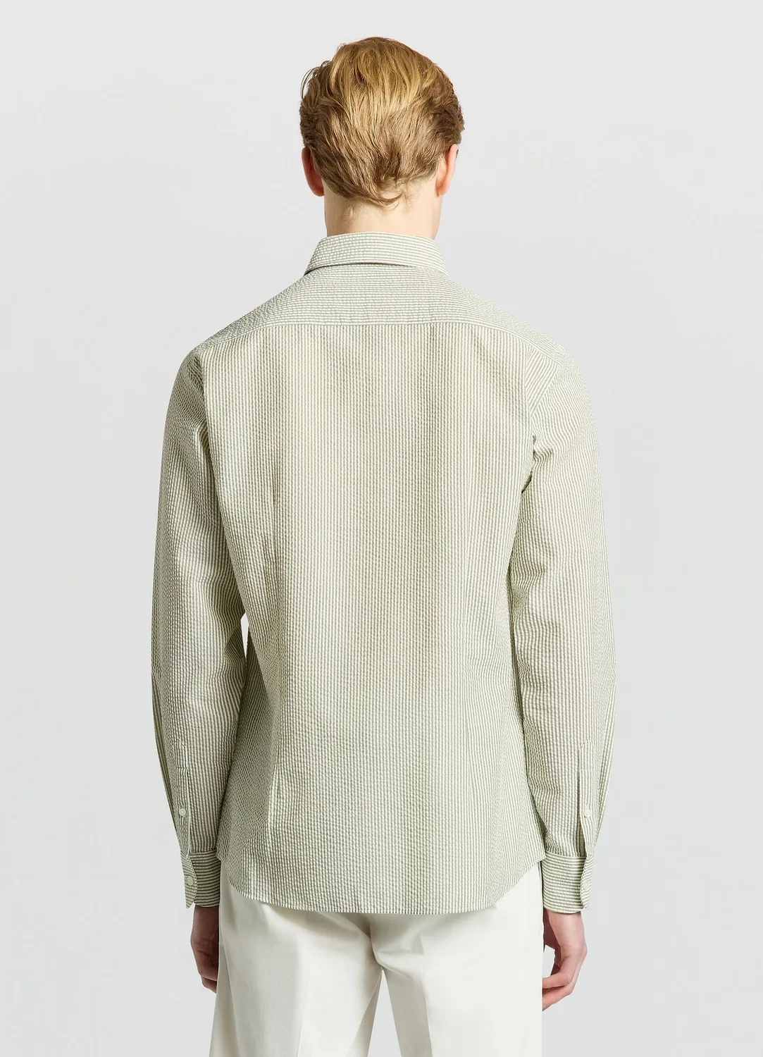 Calliope chemise slim rayée homme manches longues
