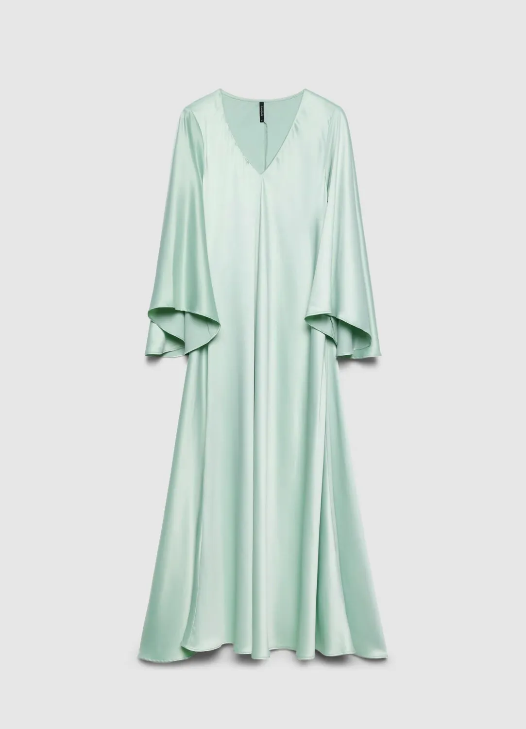 Calliope robe longue satin col V femme