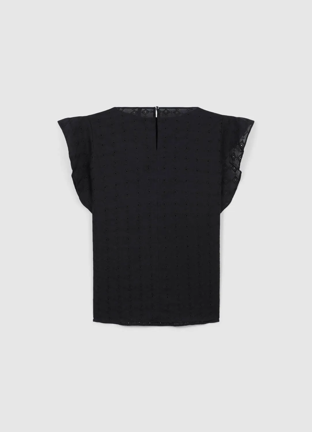 Calliope blouse sangallo femme ruchés manches courtes