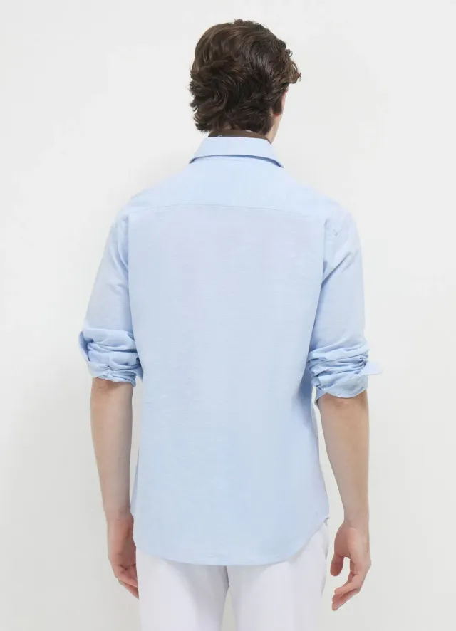 Calliope chemise lin homme manches longues