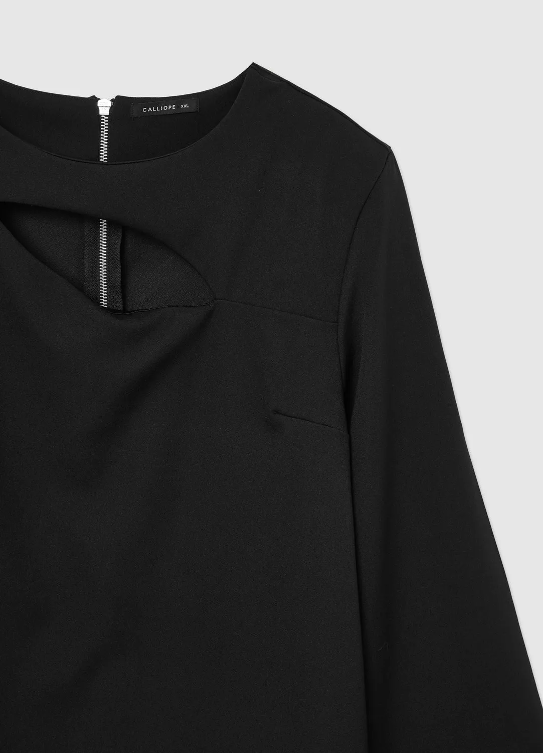 Calliope Robe Courte Cut Out Femme Manches Longues
