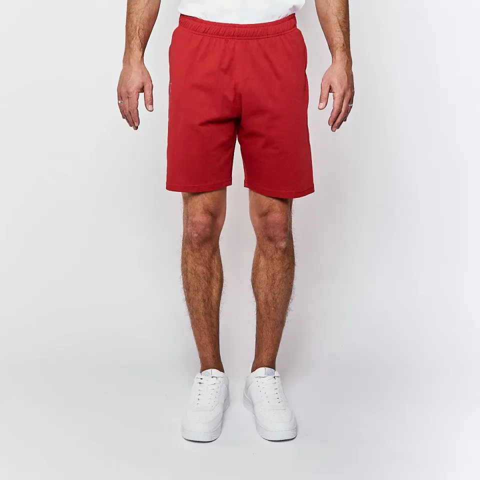 Kappa Cormi short rouge homme coton coupe droite