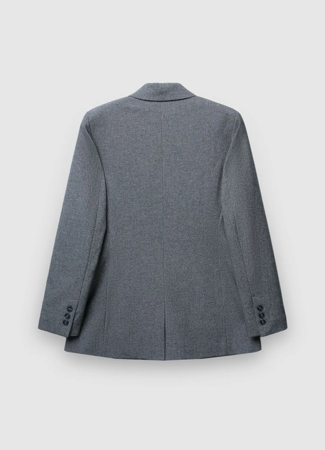 Calliope Blazer Double-Boutonnage Poivre et Sel Femme