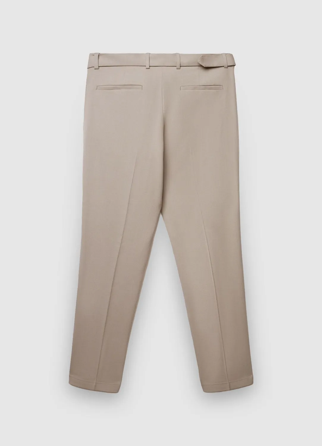 Calliope pantalon homme à plis ceinture boucle
