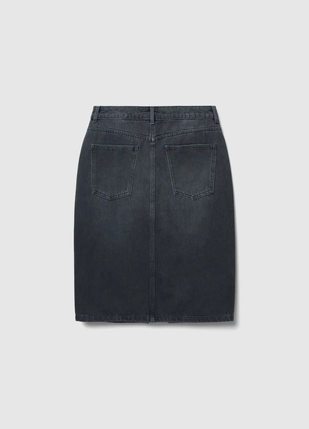 Calliope jupe longuette denim boutonnée