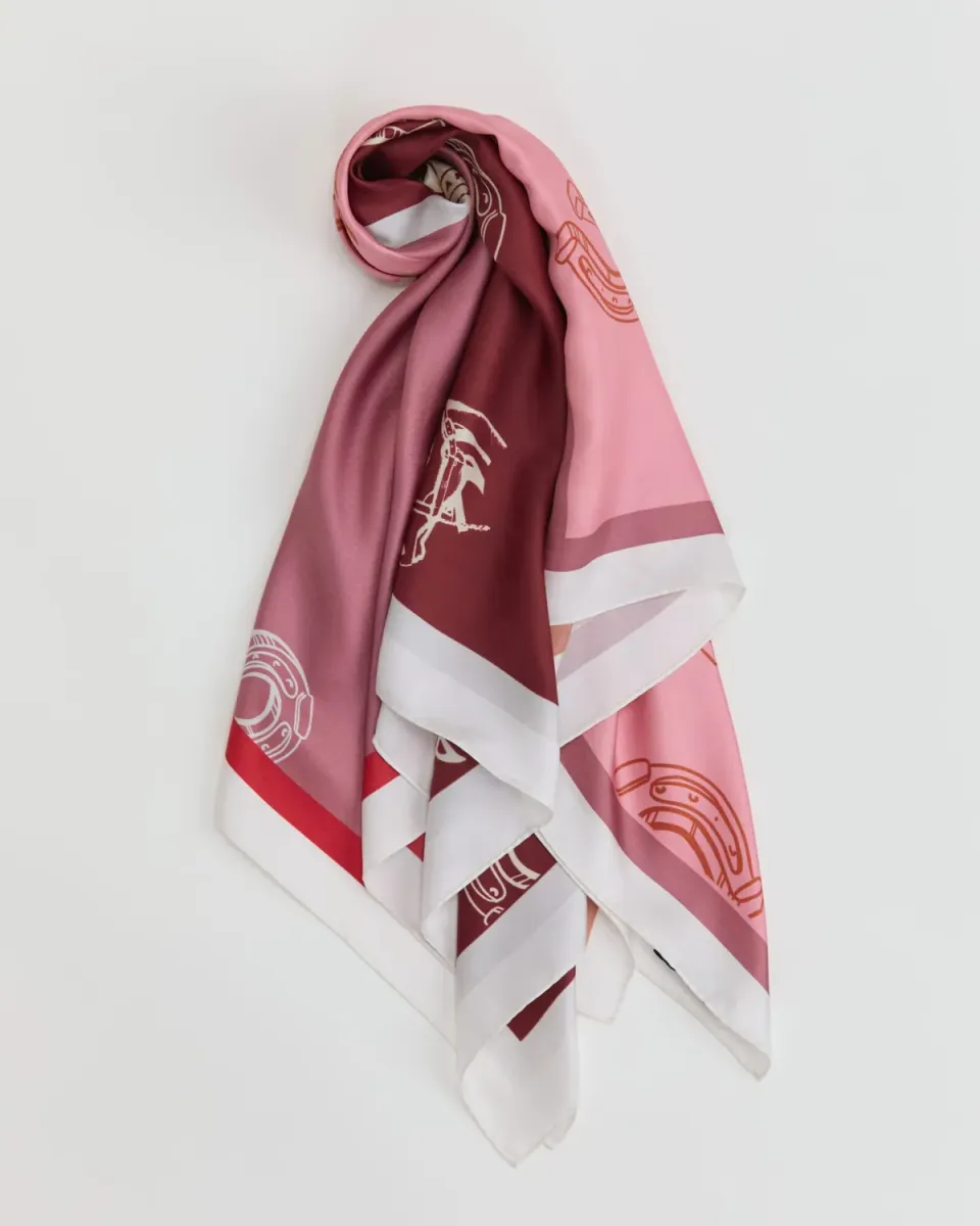 Sportscraft Hannah foulard carré soie 100x100 imprimé