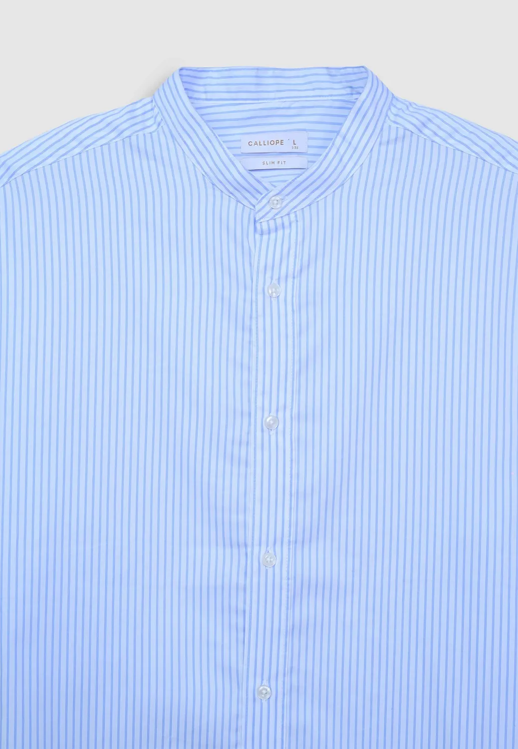 Calliope chemise coréenne rayures homme coton