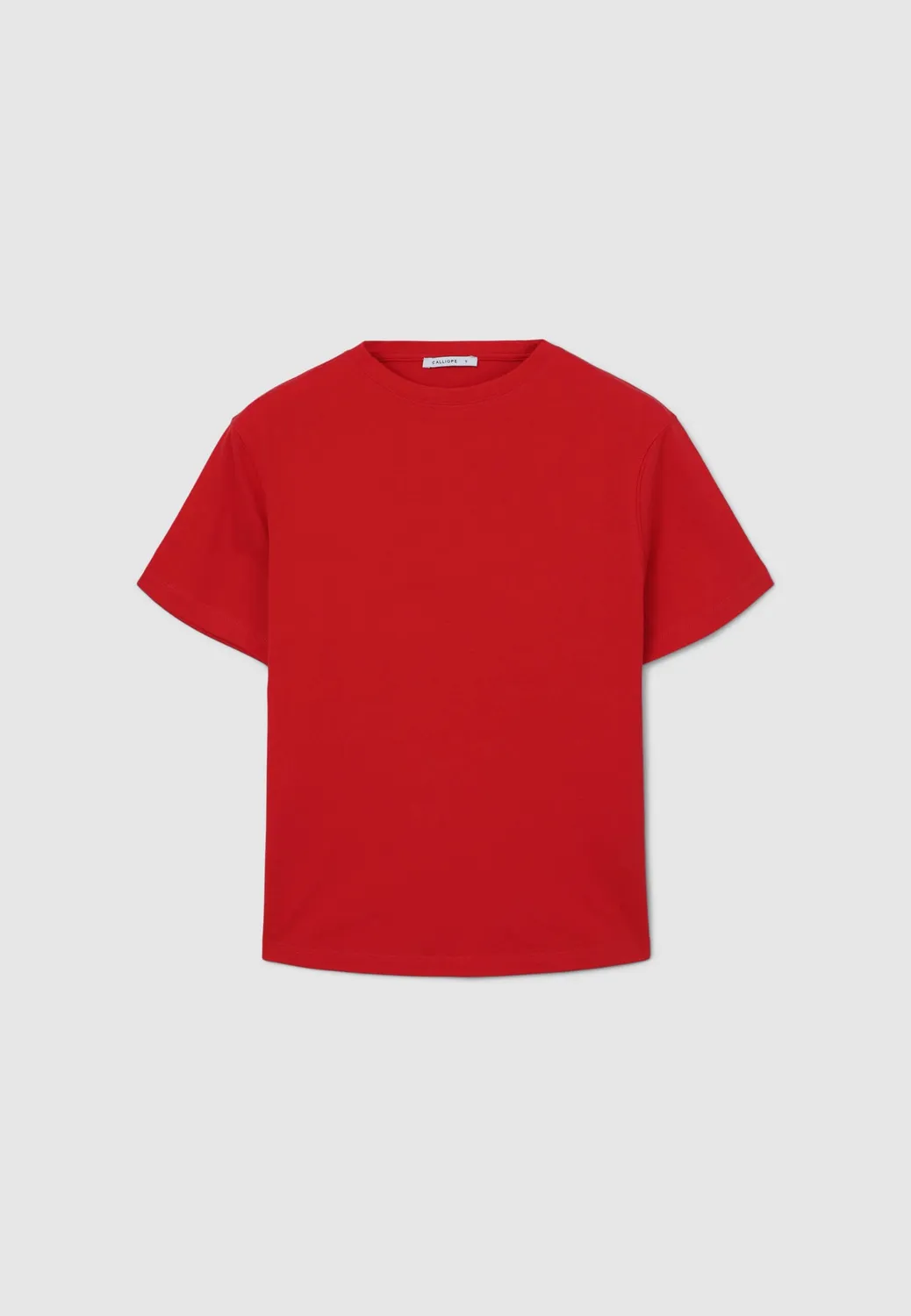 Calliope t-shirt col rond uni coton femme taille S