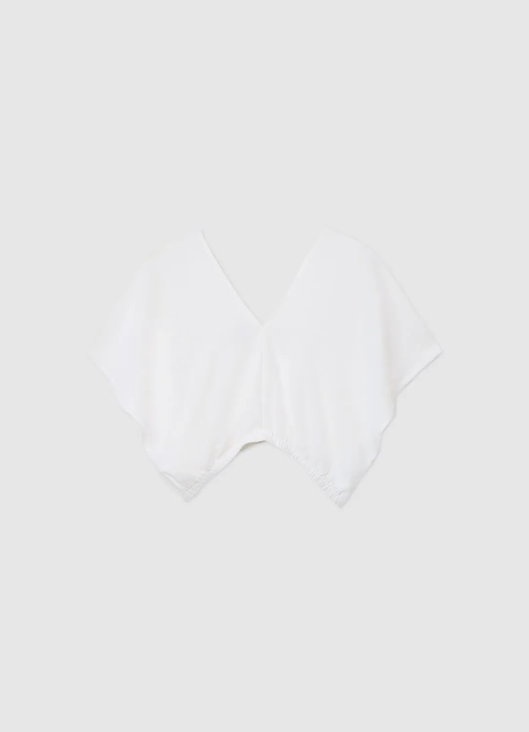 Calliope blouse col V élastiquée unie femme