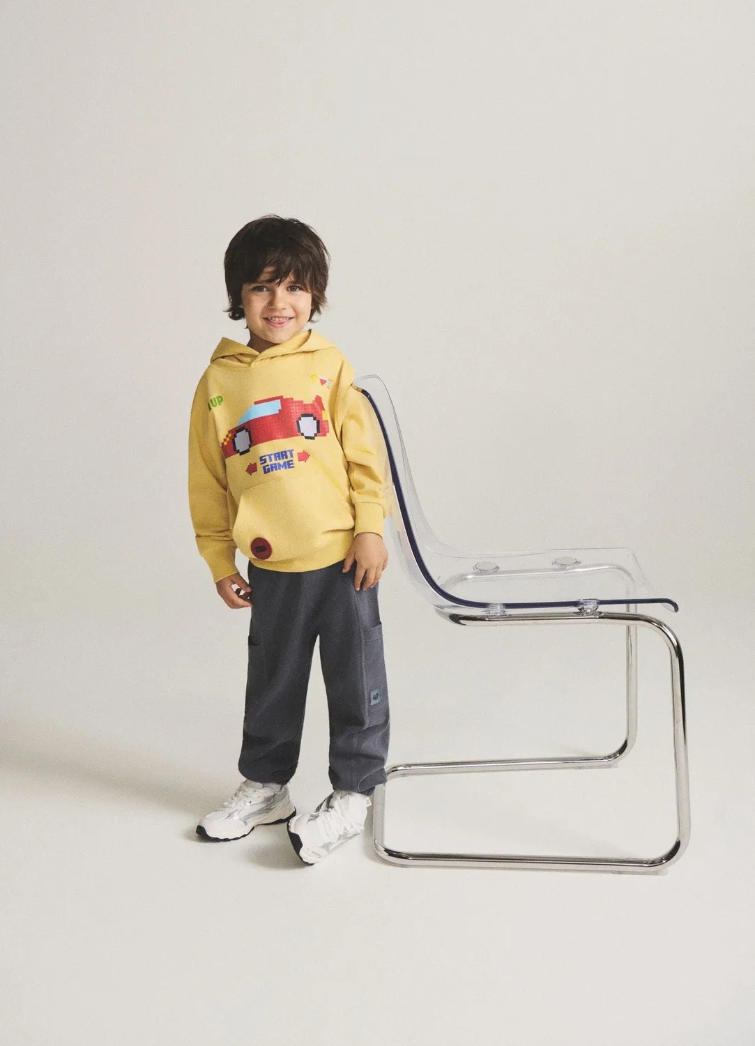 Calliope pantalon cargo garçon jogging à cordon
