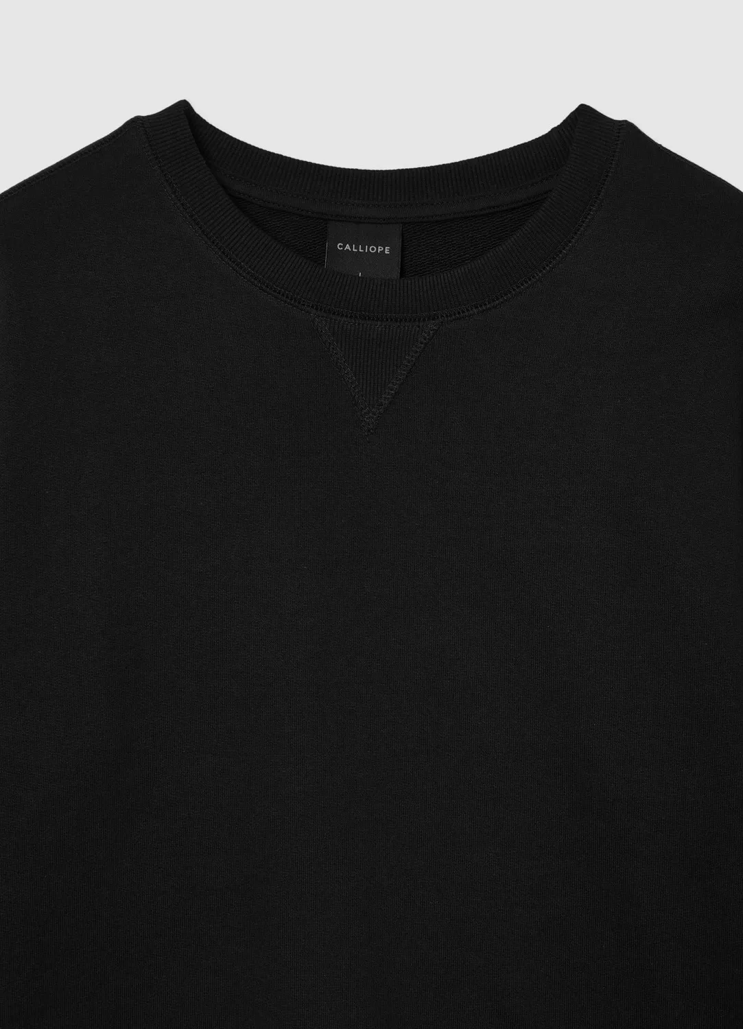 Calliope Basic sweat homme col rond coton regular