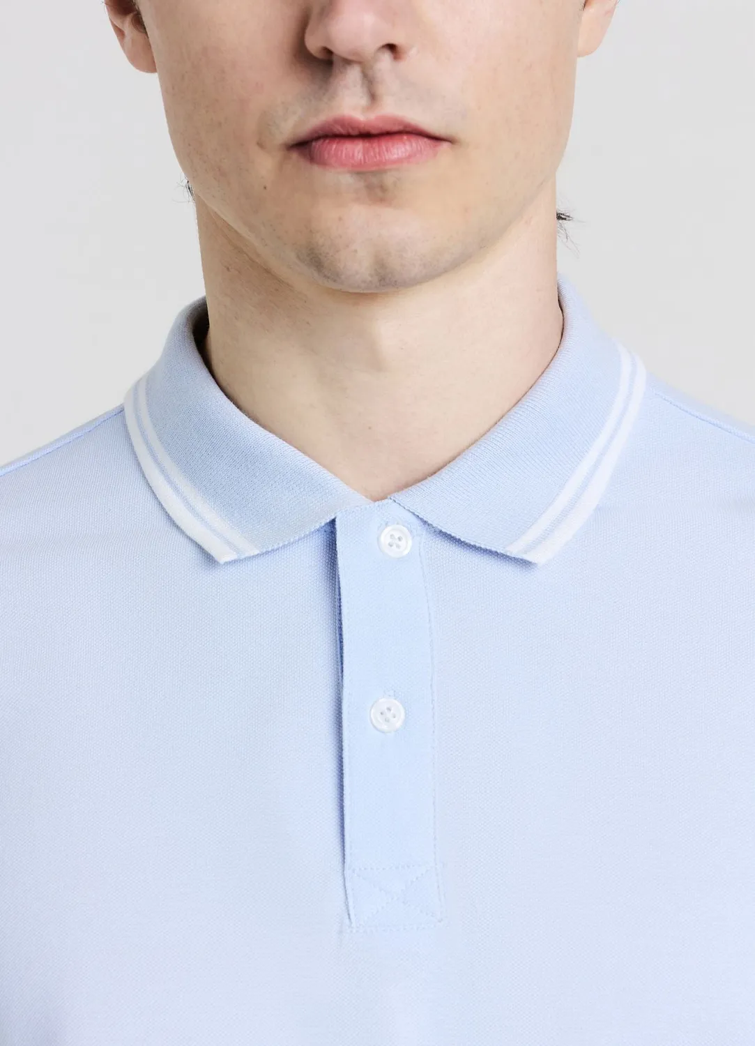 Calliope polo homme profils contraste coton