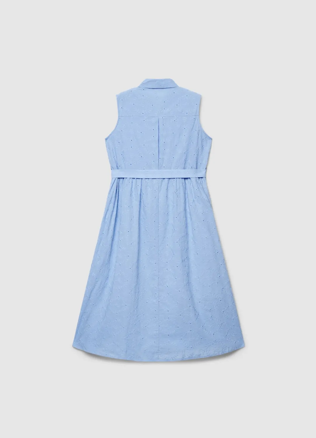 Calliope Atelier robe chemisier sangallo ceinture