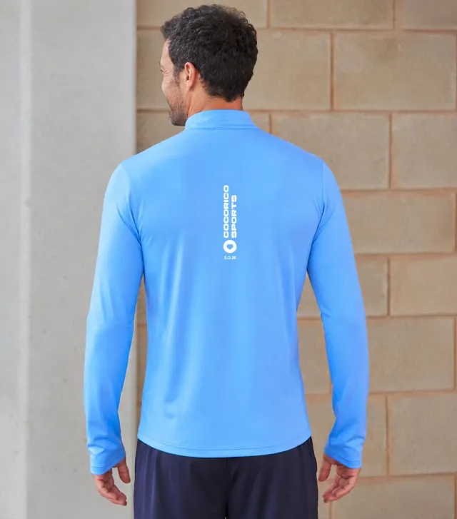 Cocorico Focus veste zippée sport homme ciel extensible