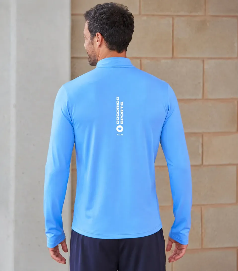 Cocorico Focus veste zippée sport homme ciel extensible