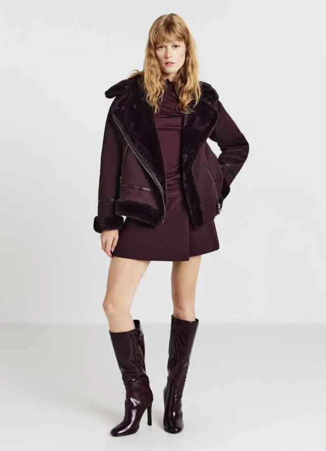 Calliope skort panneau avant jupe-short femme soirée