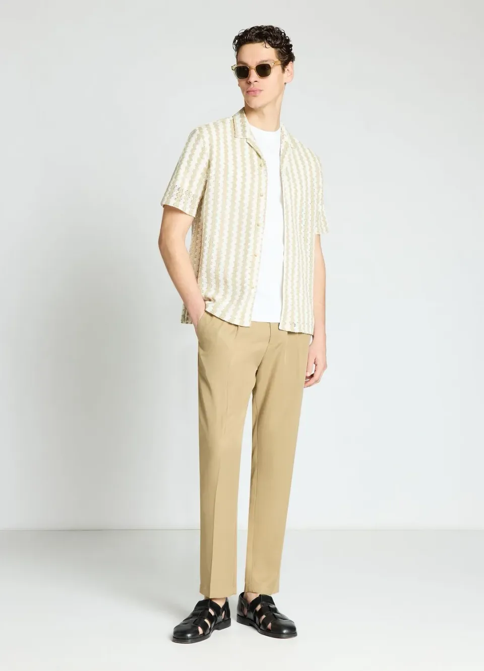 Calliope t-shirt uni homme col rond