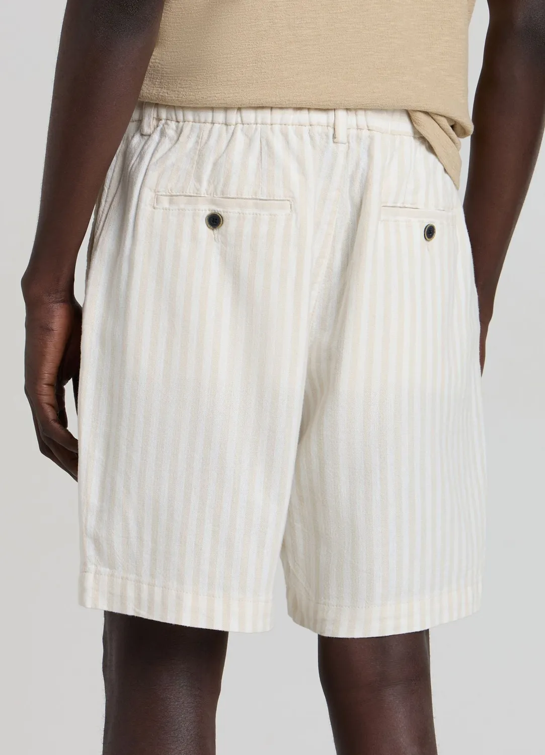 Calliope bermuda à rayures homme