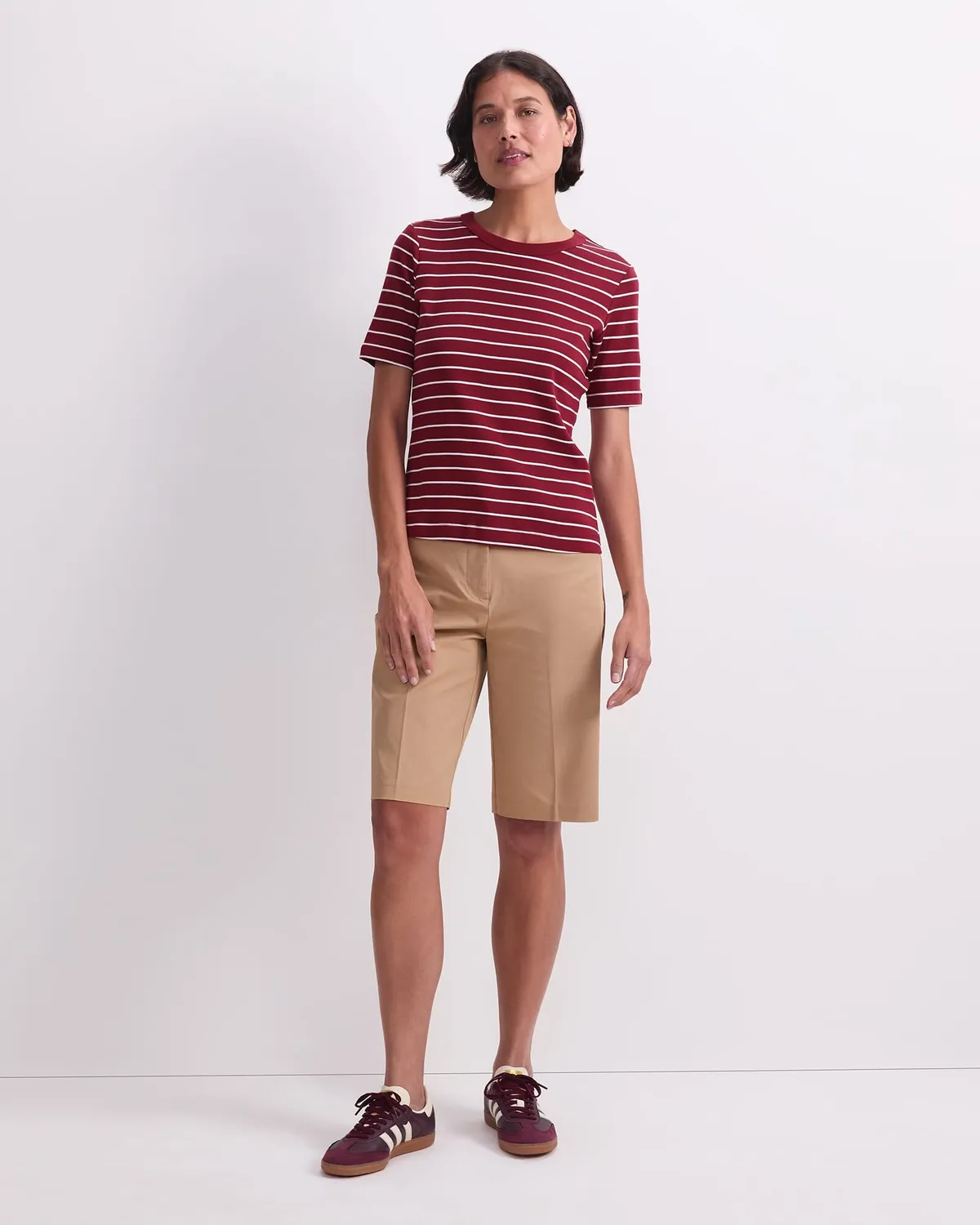 Sportscraft Heidi 120854 tee-shirt rayé femme coton