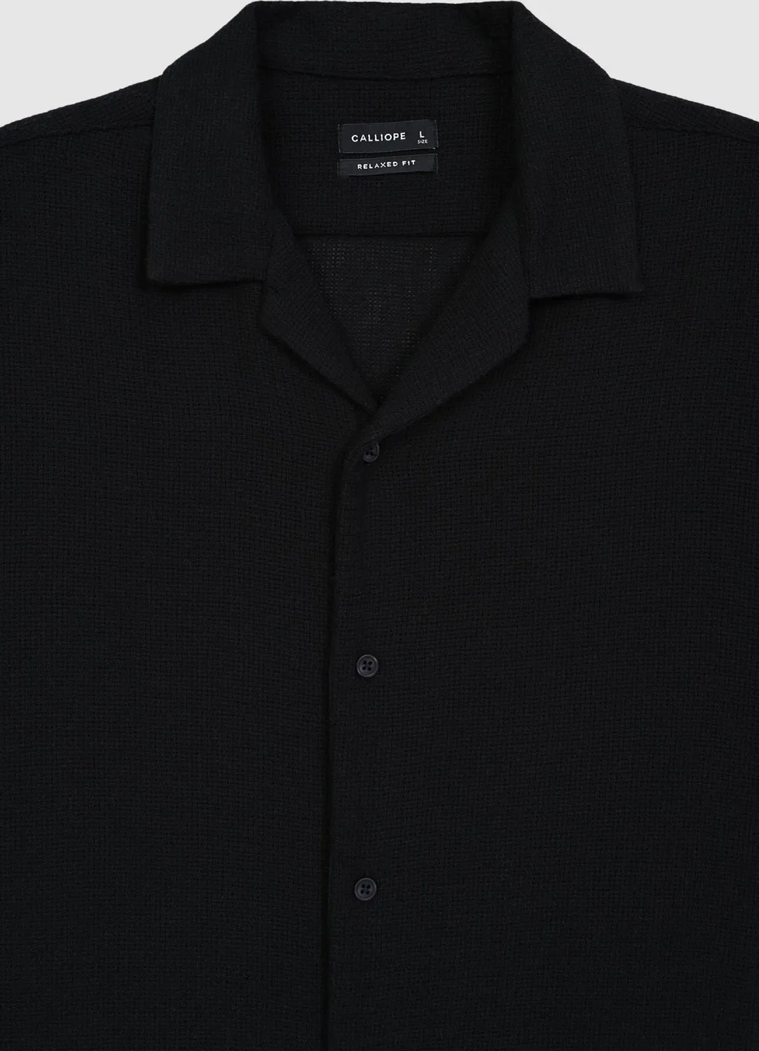 Calliope chemise bowling unie coton homme