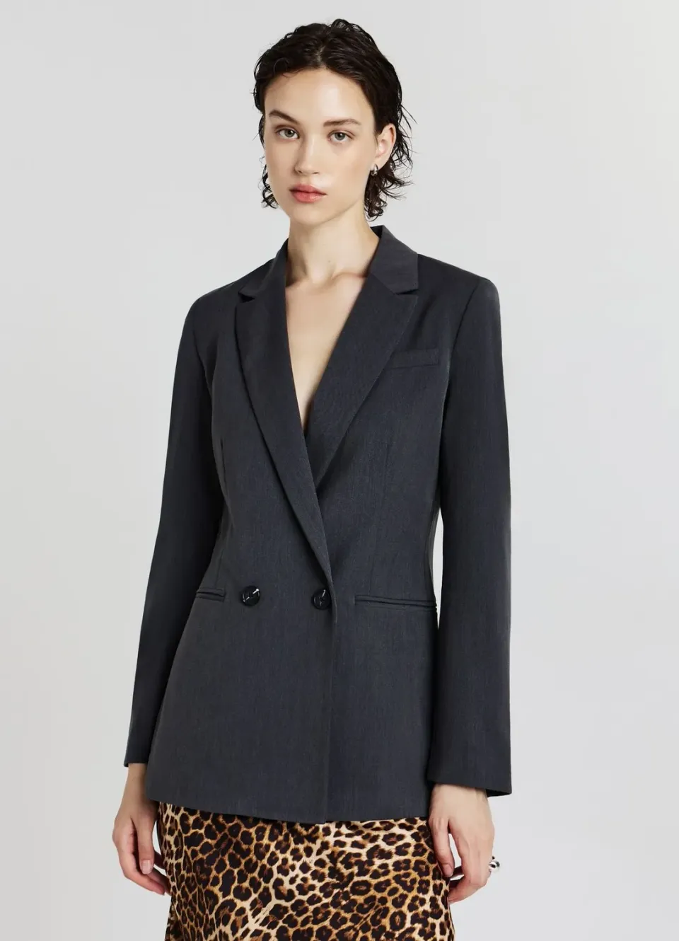 Calliope Veste Croisee 2 Boutons Tailleur Femme Bureau