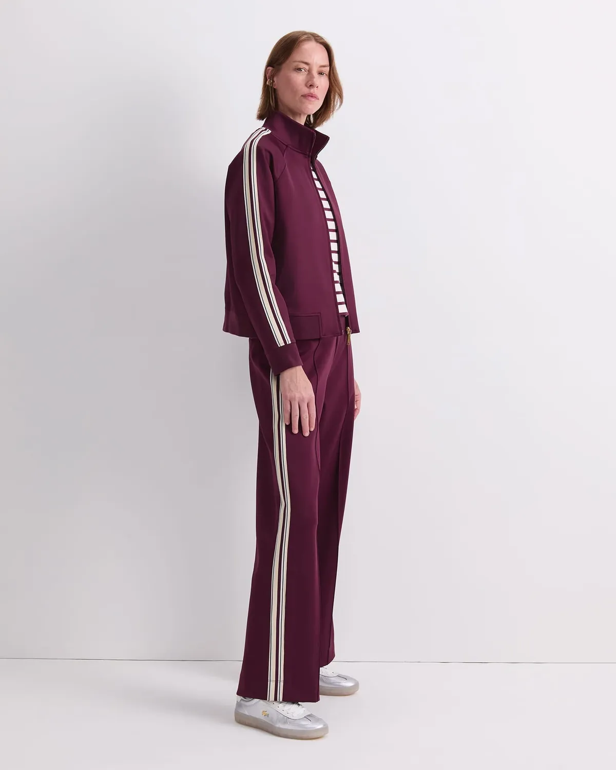 SportsCraft Lina veste zippée rayures femme