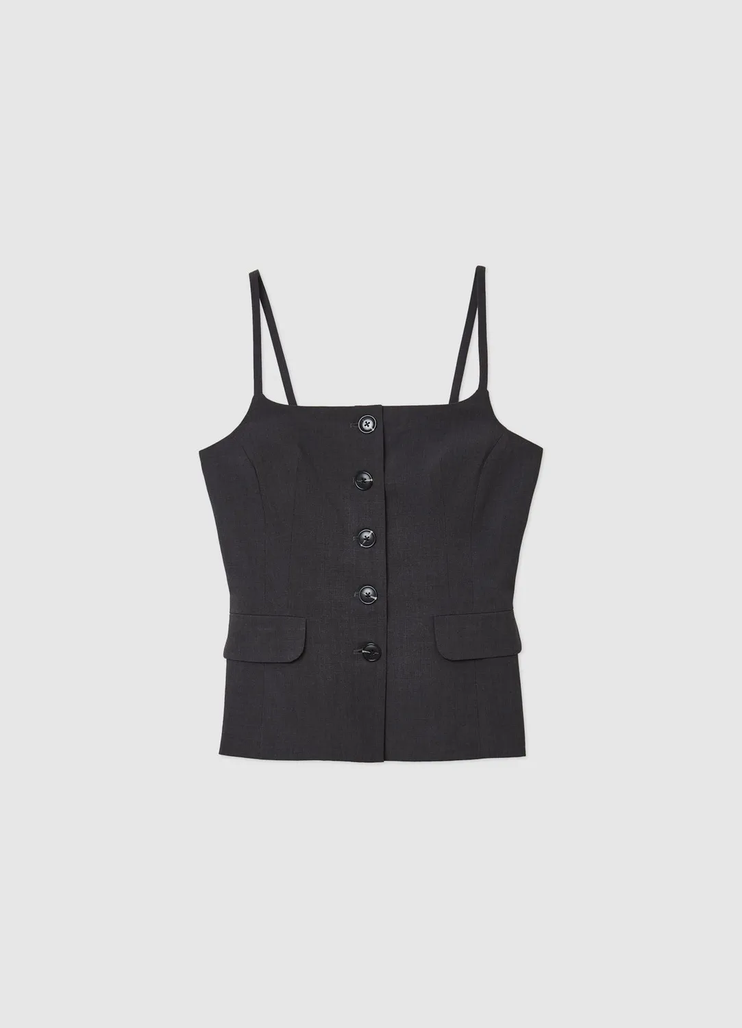 Calliope gilet femme boutons poches