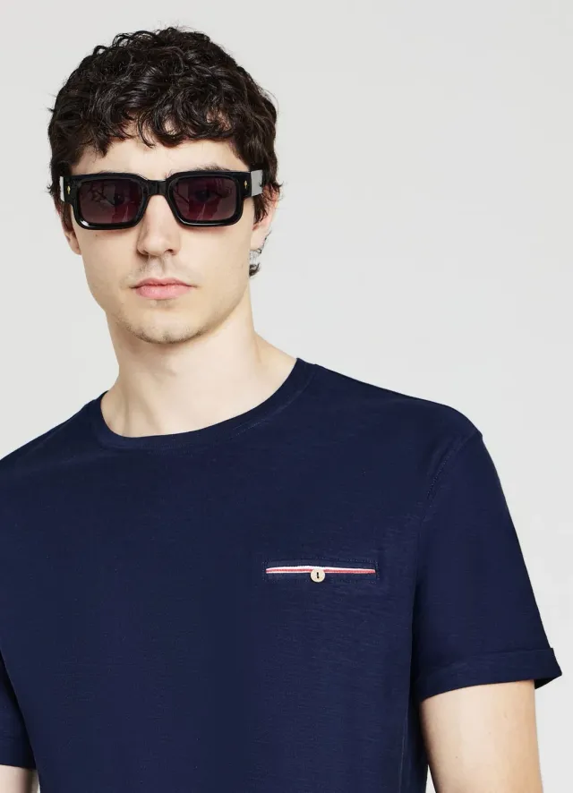 Calliope t-shirt taschino coton homme uni