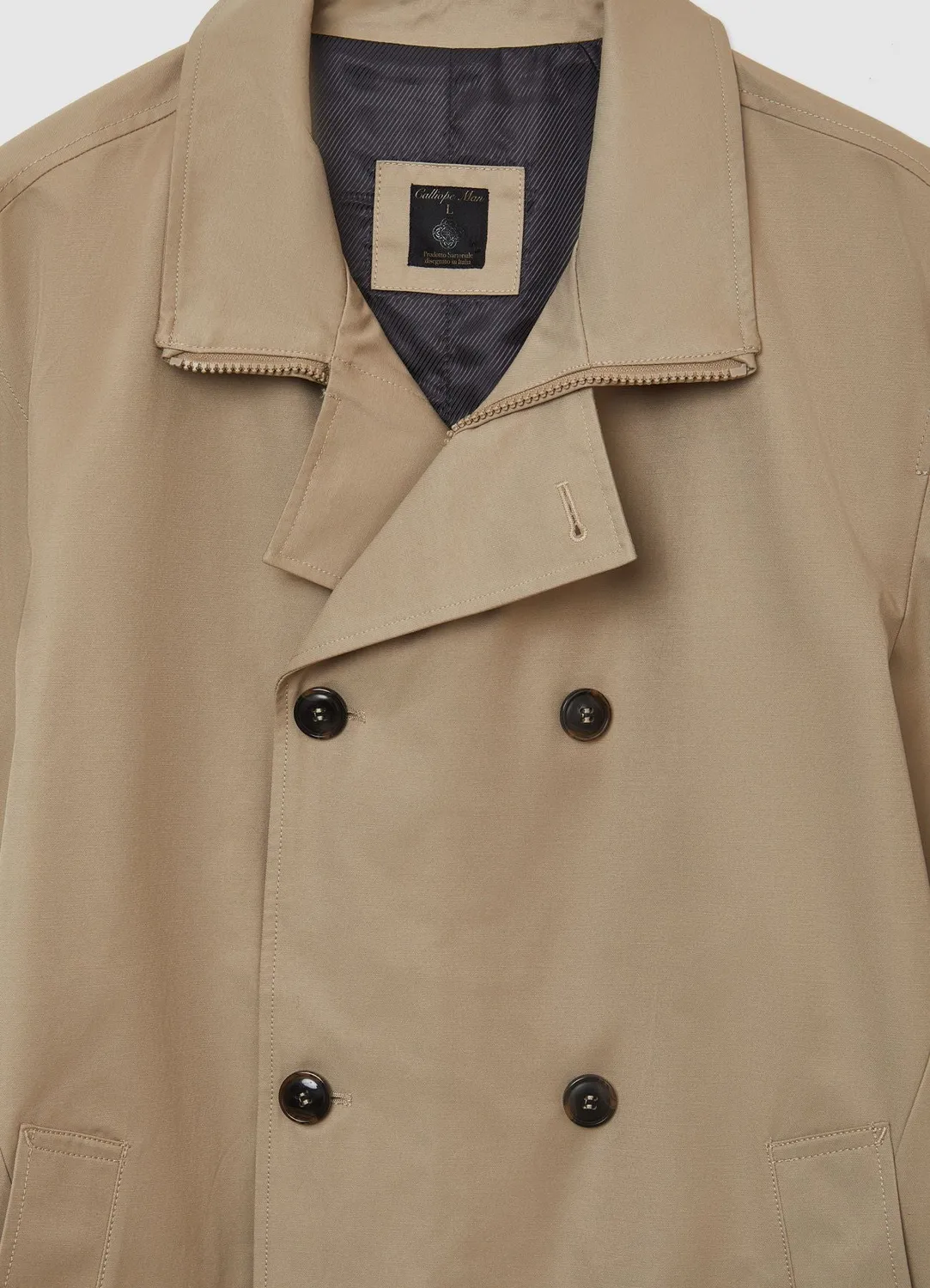 Calliope trench court croisé homme taille L bureau