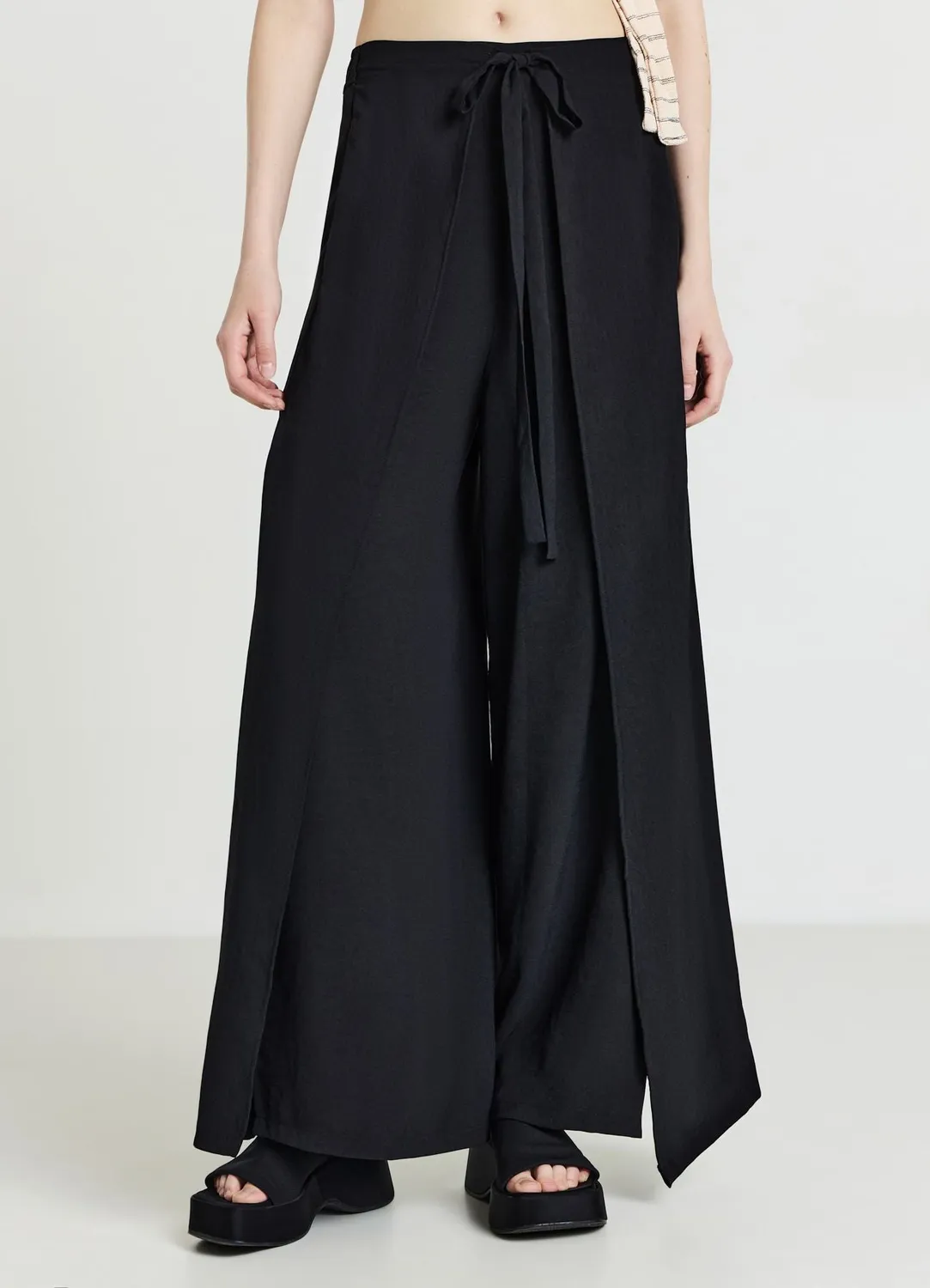 Calliope pantalon à panneaux femme uni