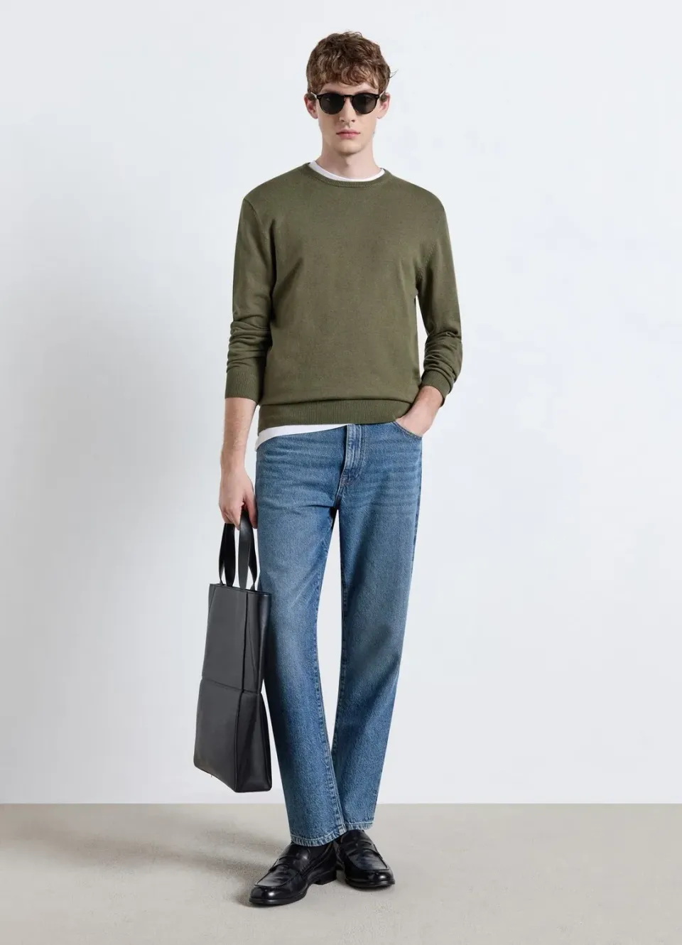Calliope Pull Col Rond Homme Uni