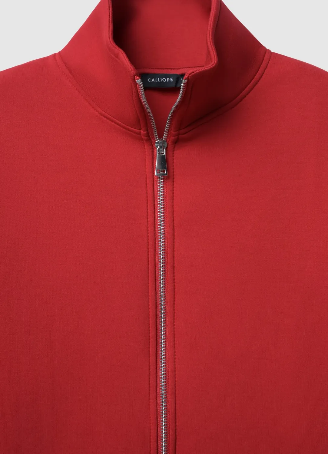 Calliope sweat zippé femme col montant coupe droite