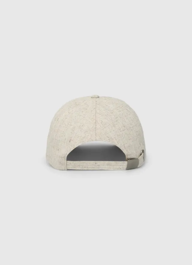 Calliope casquette baseball homme TU lin brodée
