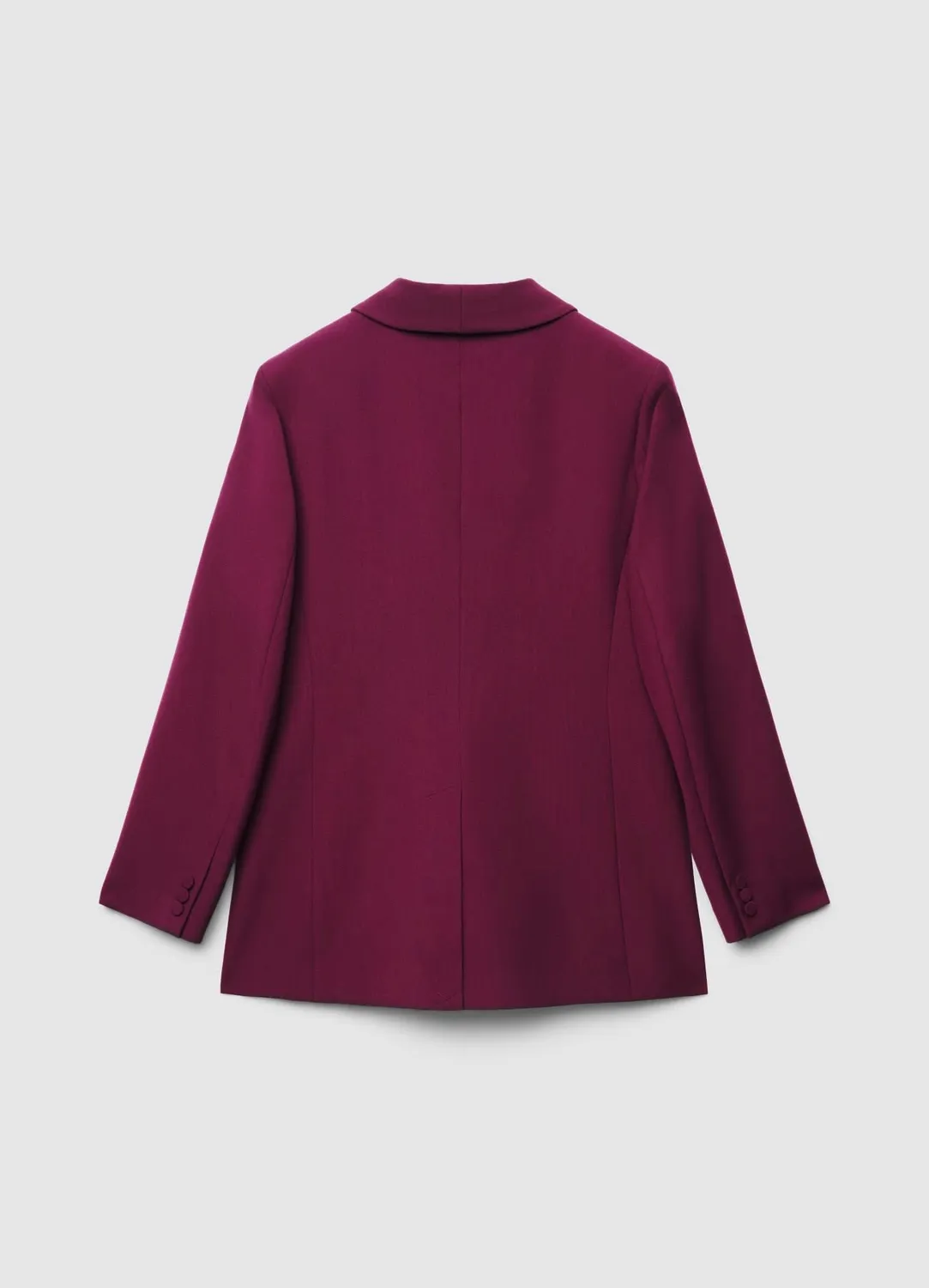 Calliope veste blazer femme col châle unie