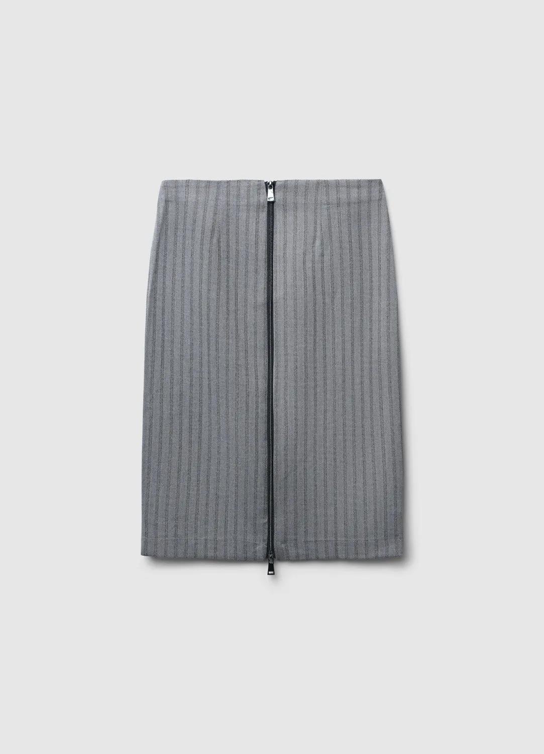 Calliope jupe midi chevrons femme longuette