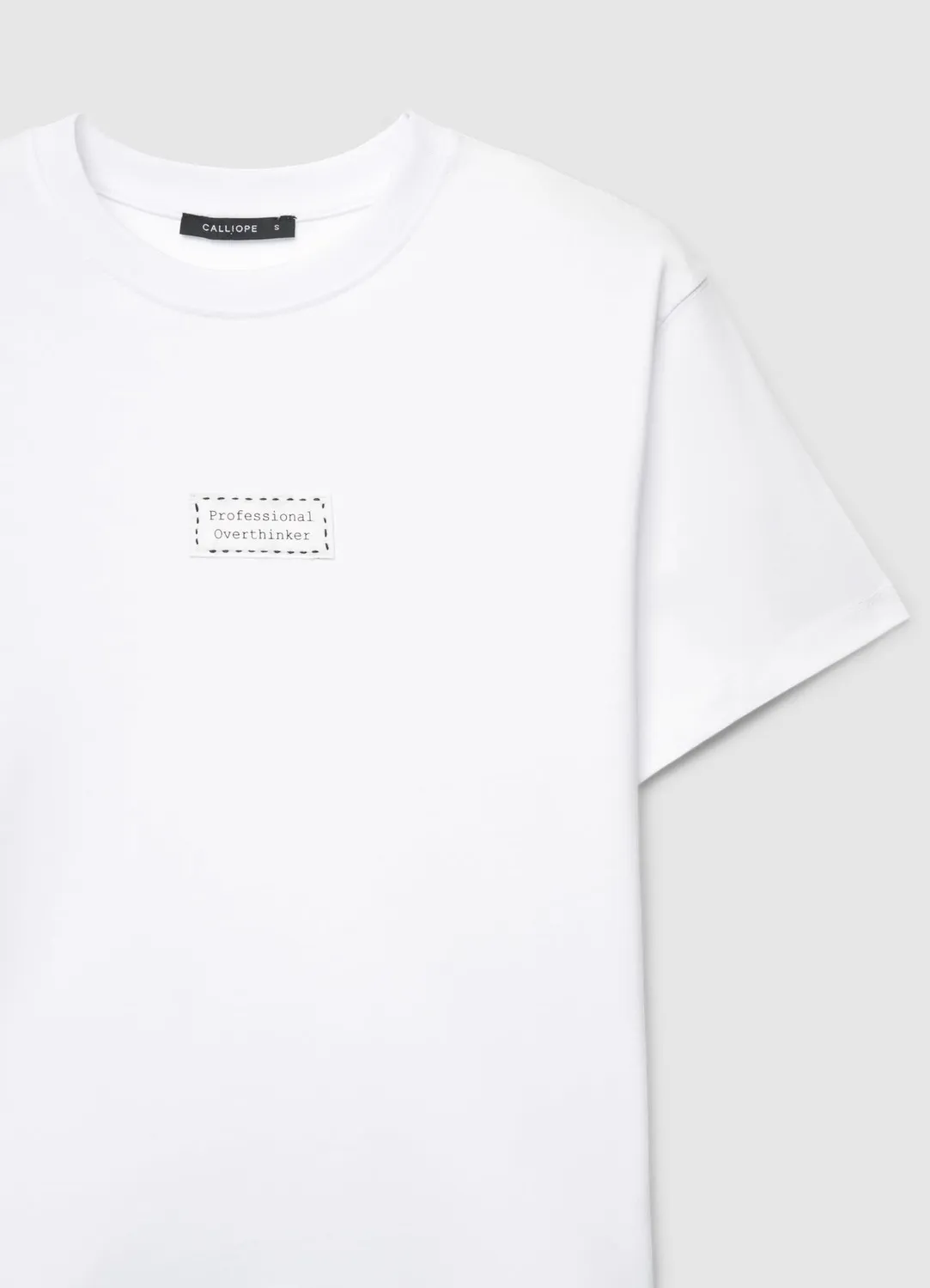 Calliope t-shirt patch t-shirt femme col rond