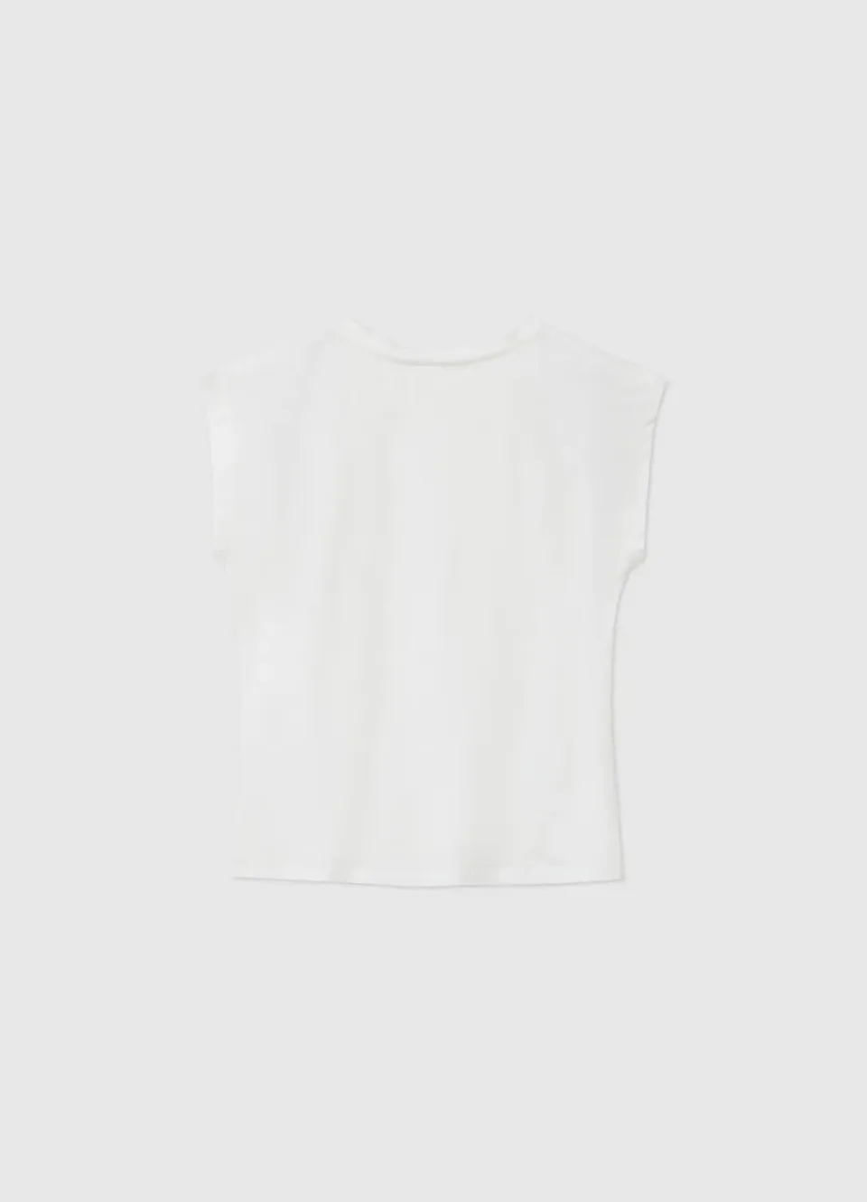 Calliope t-shirt fille fleurs strass col rond