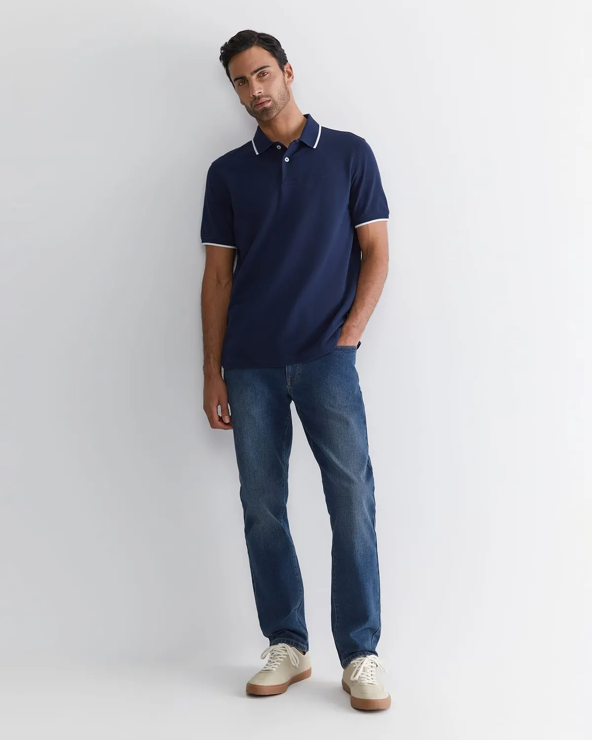 Sportscraft SC Tipped 207493G1 polo piqué coton homme