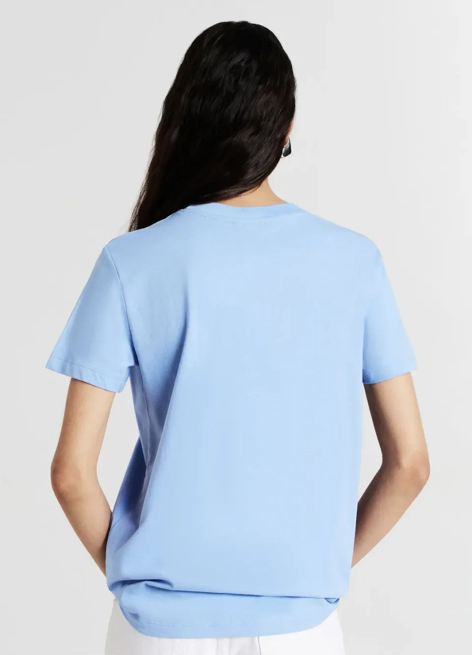 Calliope t-shirt femme col rond inserts crochet coton