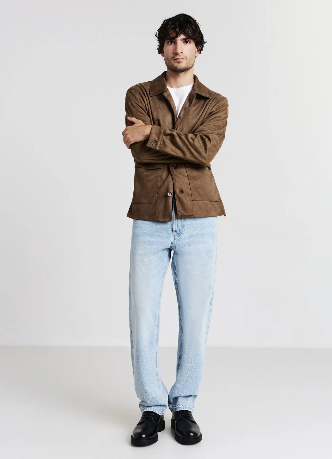 Calliope Jeans Délavé Relaxed Jean Homme Taille 48