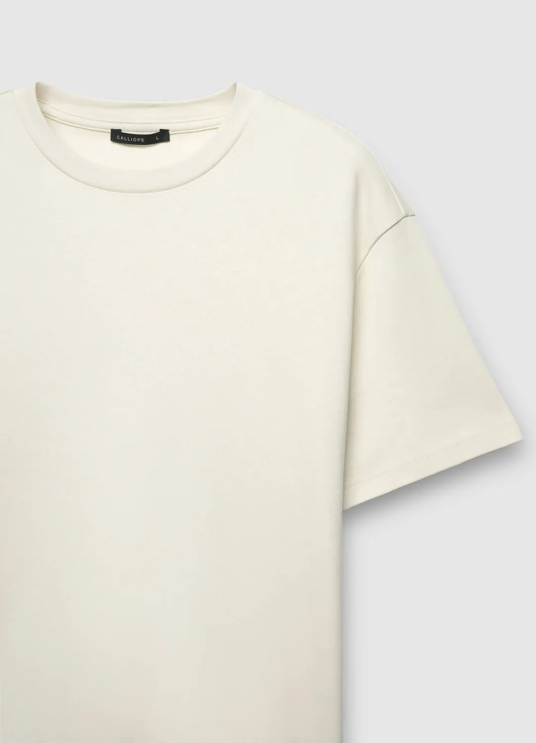 Calliope t-shirt homme col rond uni manches courtes