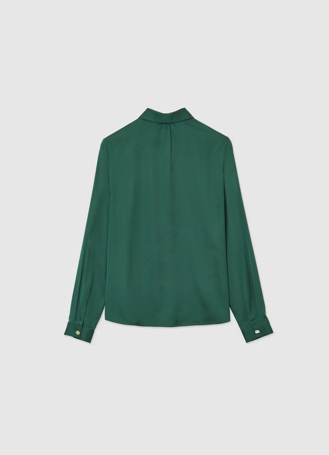 Calliope chemise satinée lavallière femme