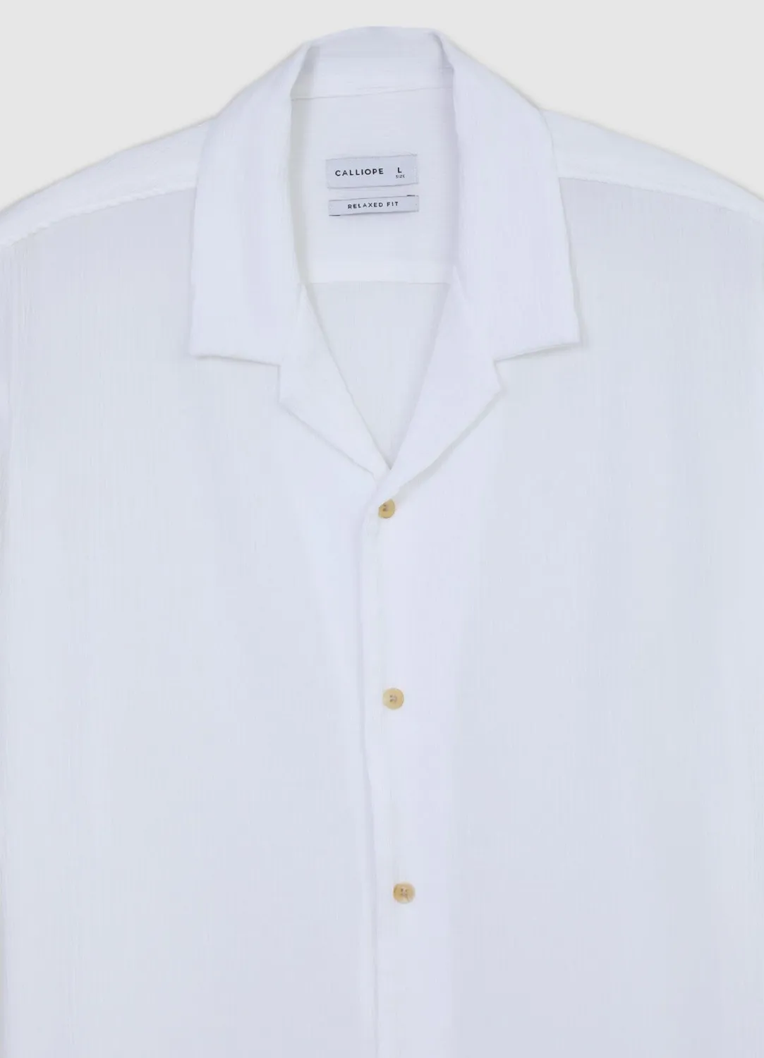 Calliope chemise bowling homme effet froissé