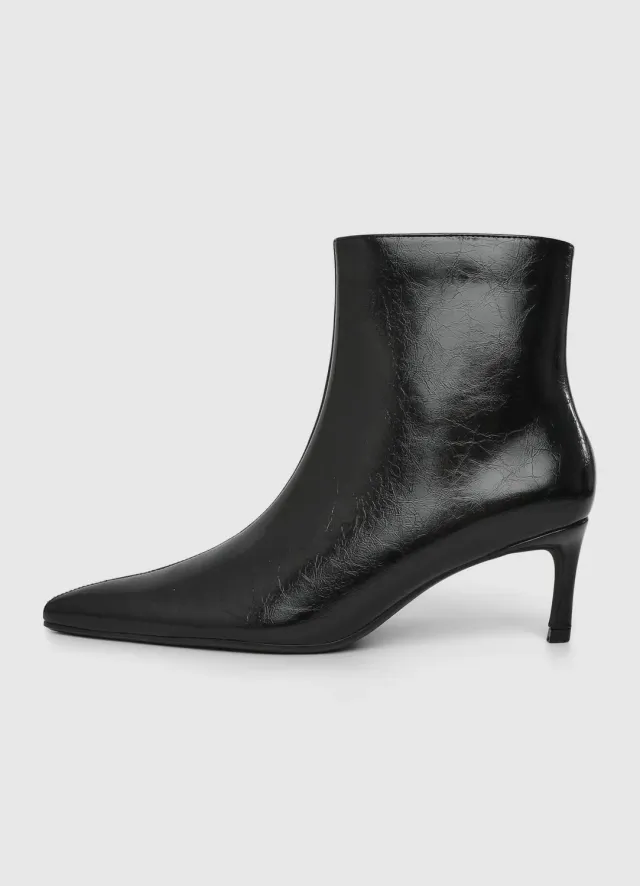 Calliope bottines femme talon fin 6 cm zip
