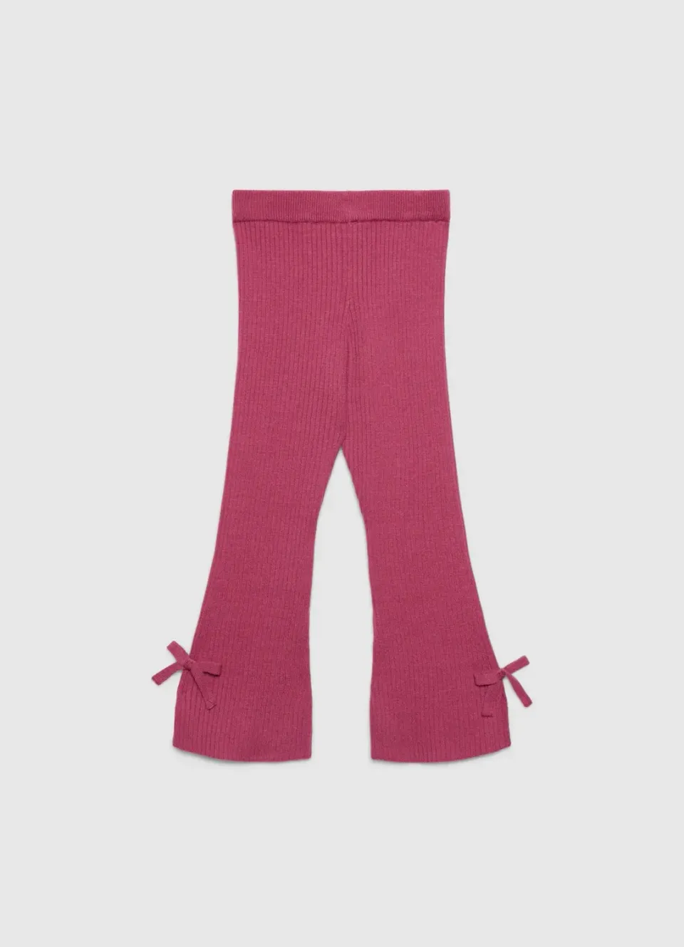 Calliope Legging patte fille 6-7 ans côtelé nœuds