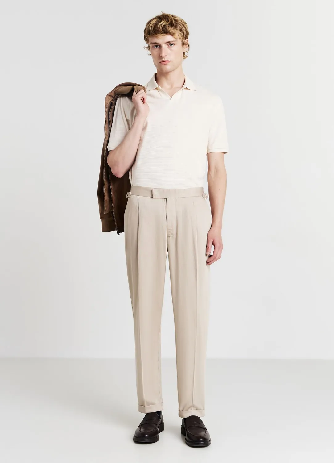 Calliope polo homme coton uni manches courtes
