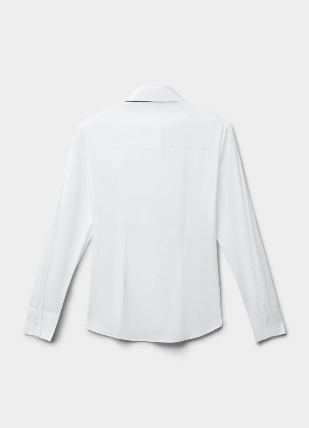 Calliope chemise slim lavallière coton femme