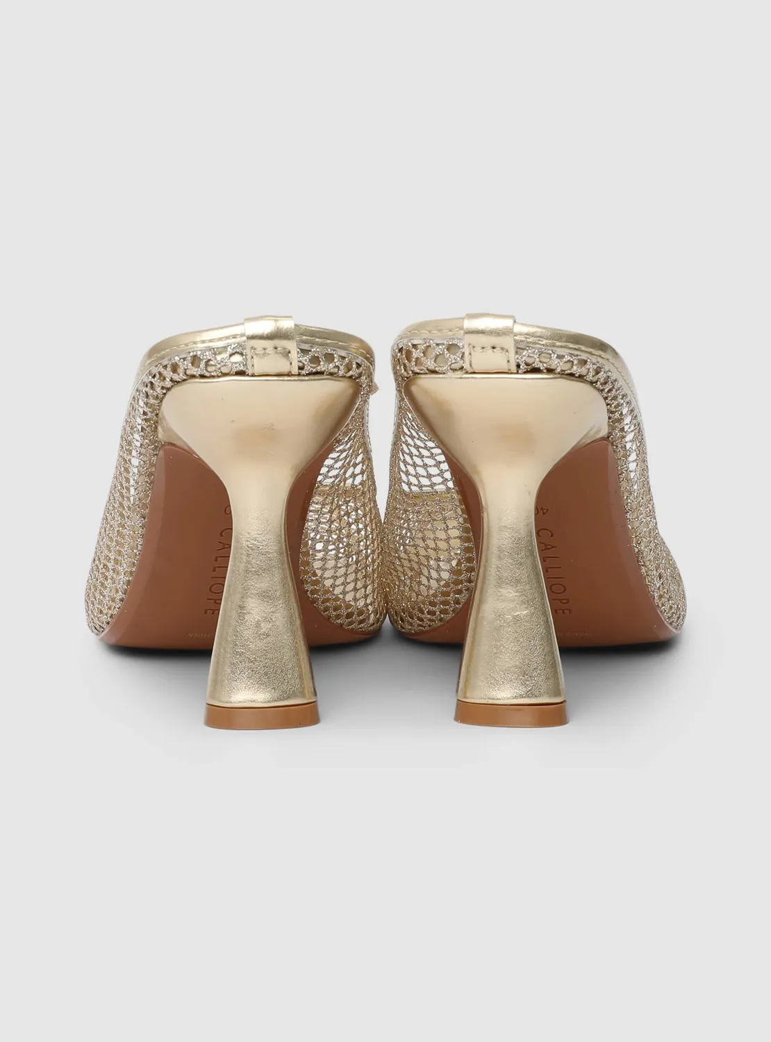 Calliope mules en résille femme talon 9 cm