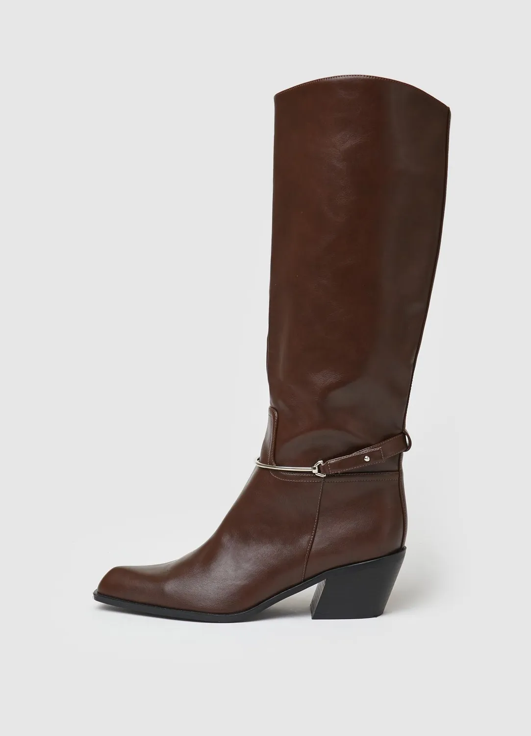 Calliope bottes camperos femme talon 6 cm métal